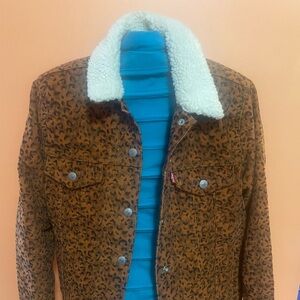 Vintage Levi’s leopard print jacket